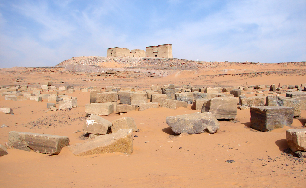Der Tempel von Dakka am Nasser-See