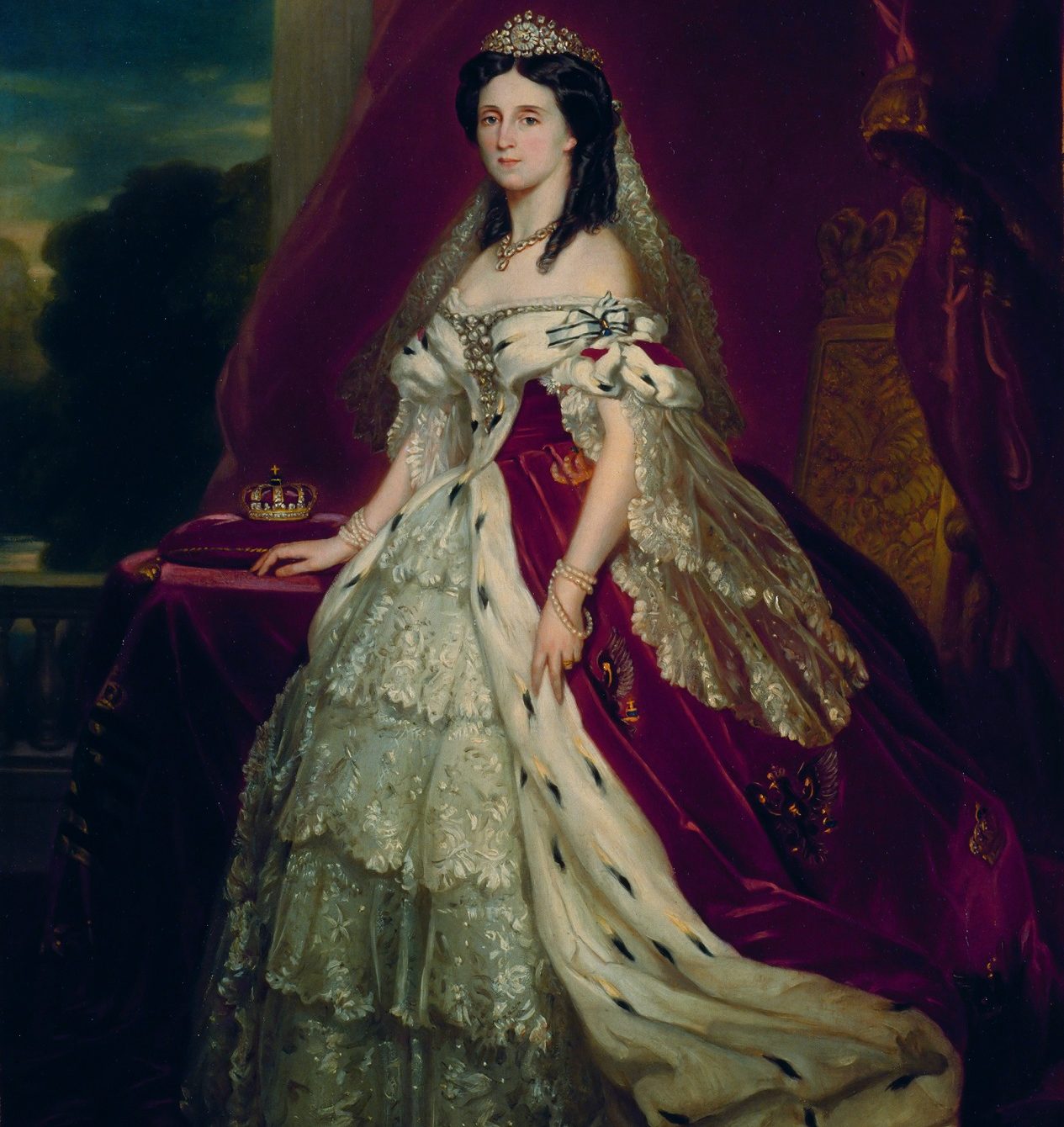 Porträt der Kaiserin Augusta
